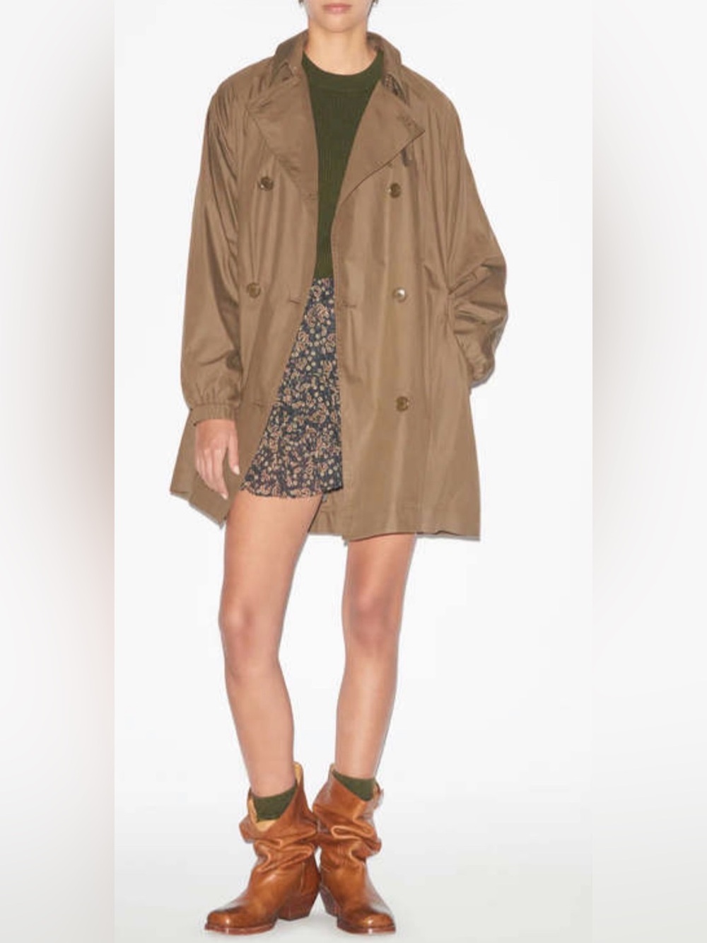 Isabel Marant Etoile Trench Carlota - Khaki